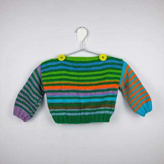 Hand-Knitted Wool Toddler Top