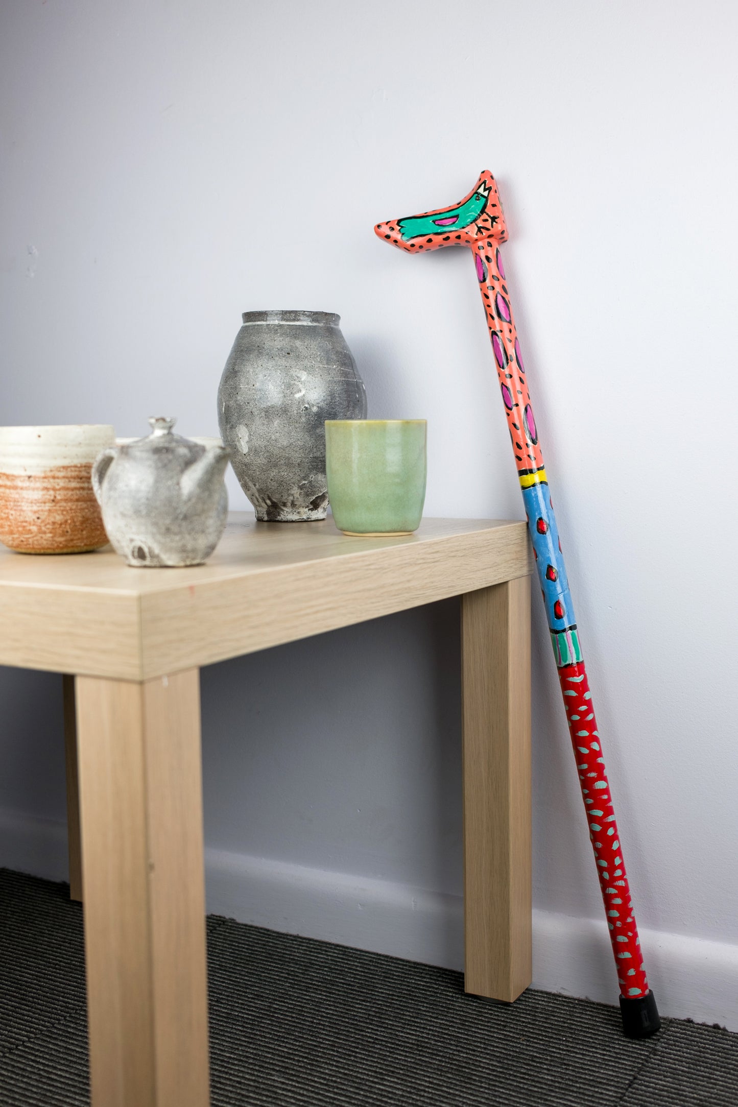 Hand-painted Walking Stick