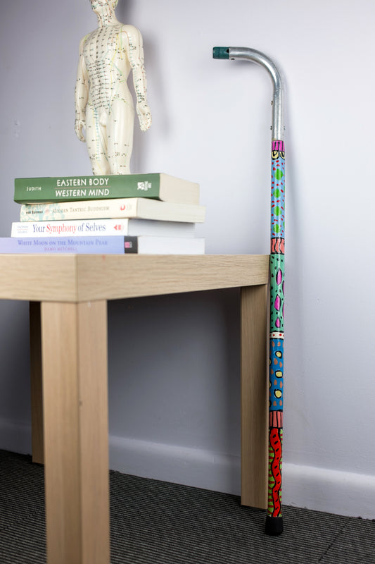 Hand-painted Walking Stick