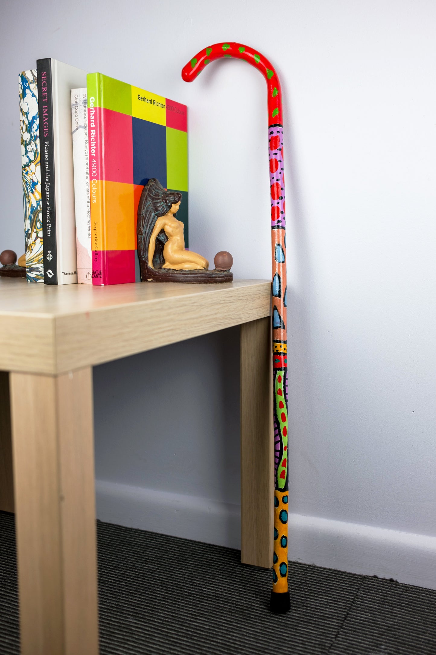 Hand-painted Walking Stick