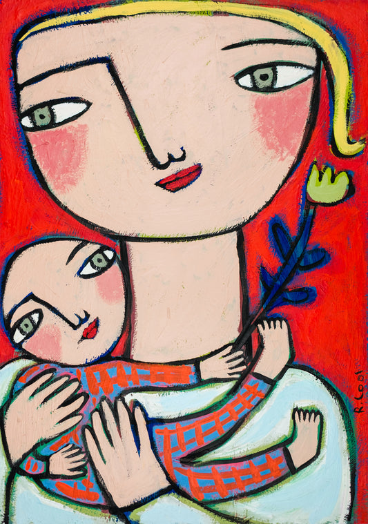 Painting on paper, 42x30cm