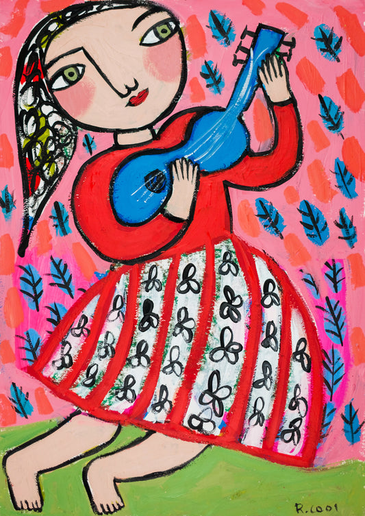 Painting on paper, 42x30cm