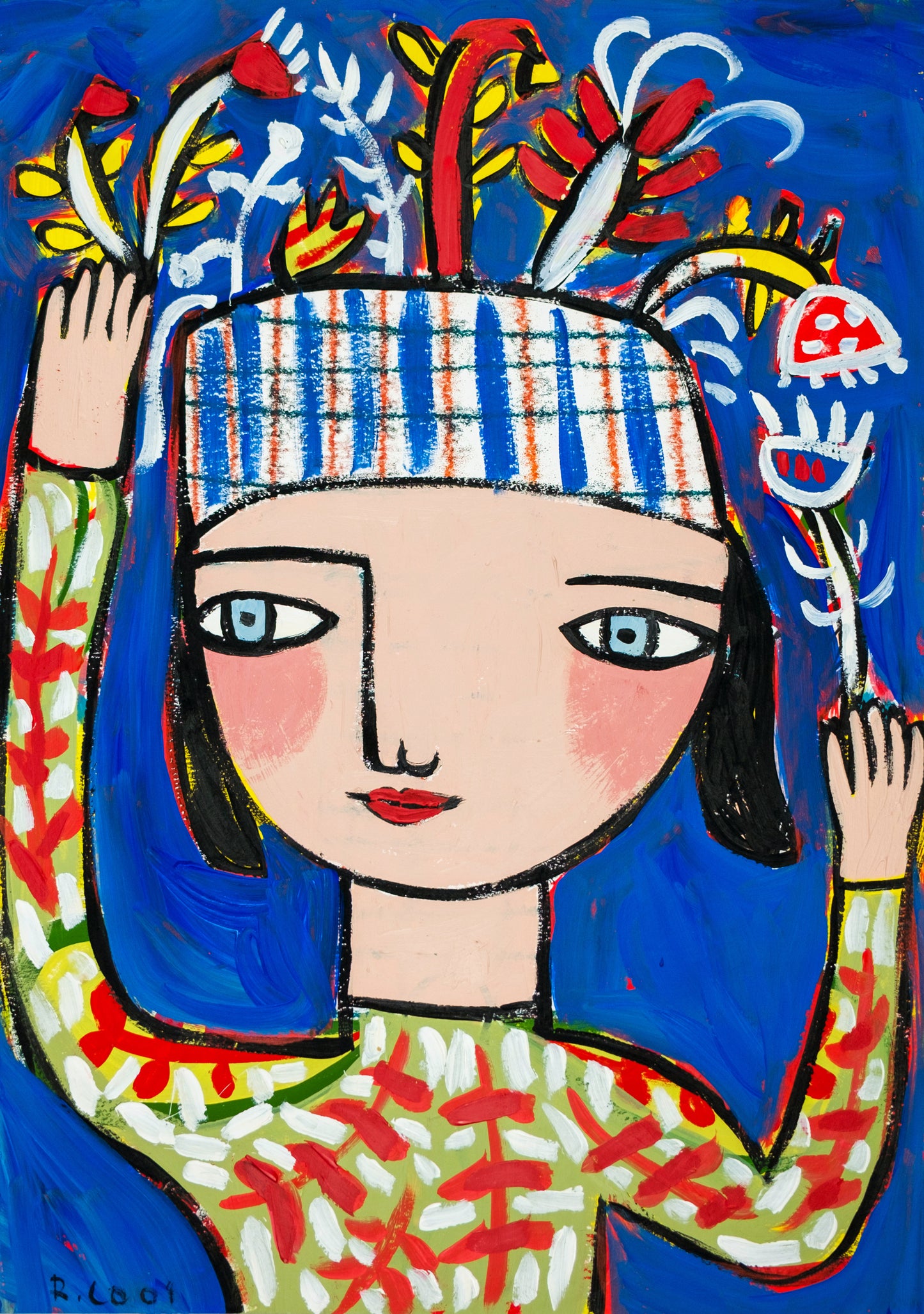 Painting on paper, 42x30cm