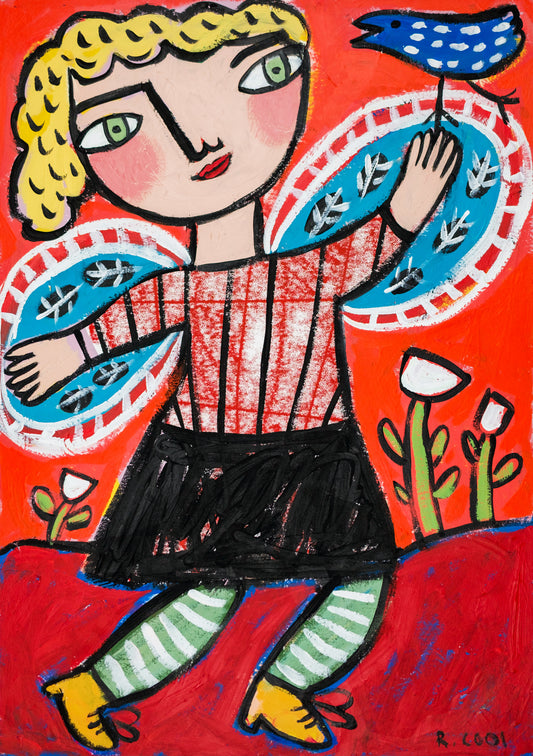 Painting on paper, 42x30cm