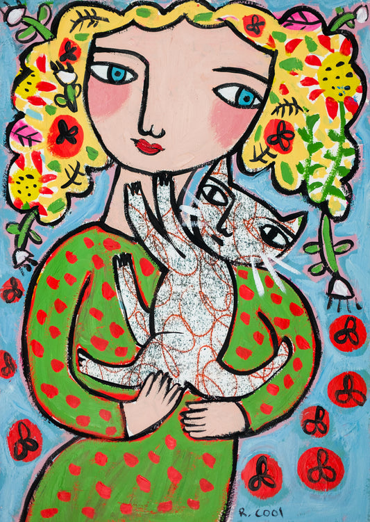 Painting on paper, 42x30cm