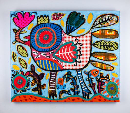 Painting on canvas, 51x61cm