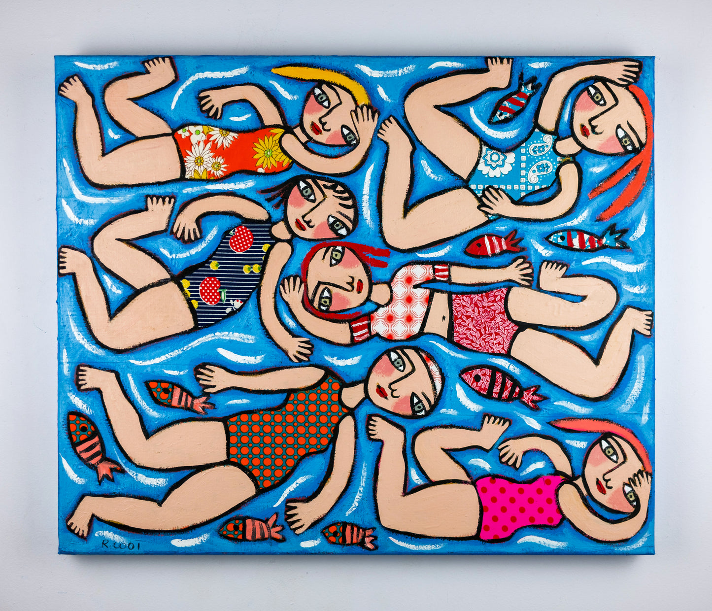 Painting on canvas, 51x61cm