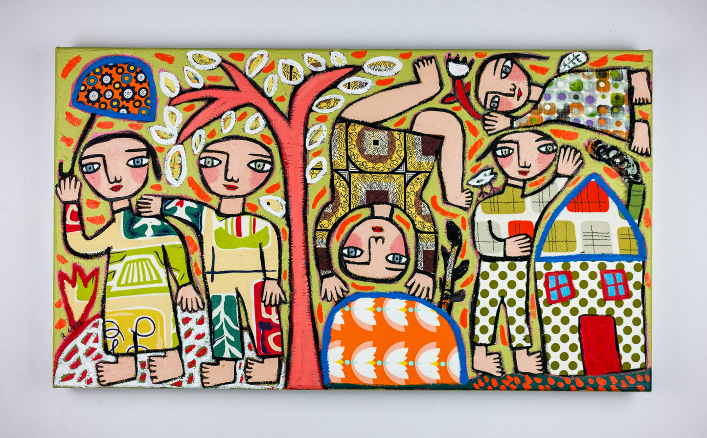 Painting on canvas, 40x70cm