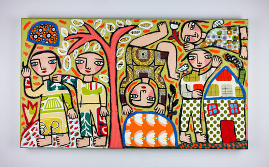 Painting on canvas, 40x70cm