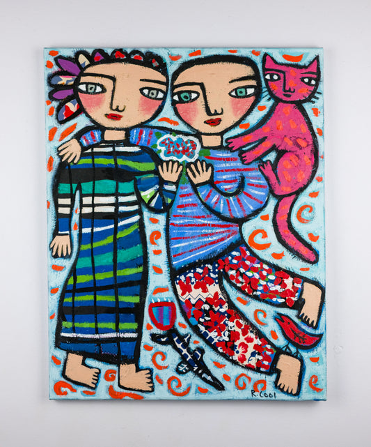 Painting on canvas, 51x41cm