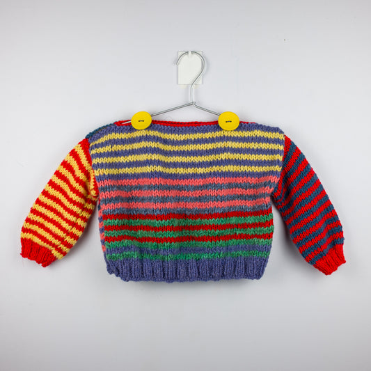 Hand-Knitted Wool Toddler Top