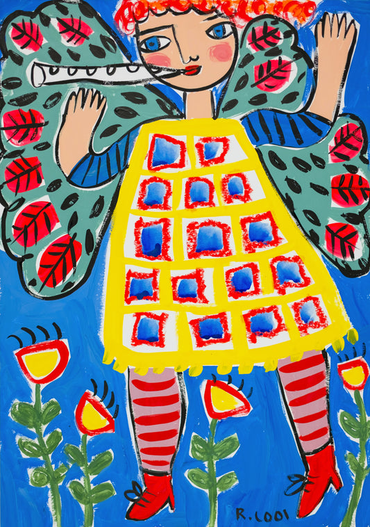 Painting on paper, 42x30cm