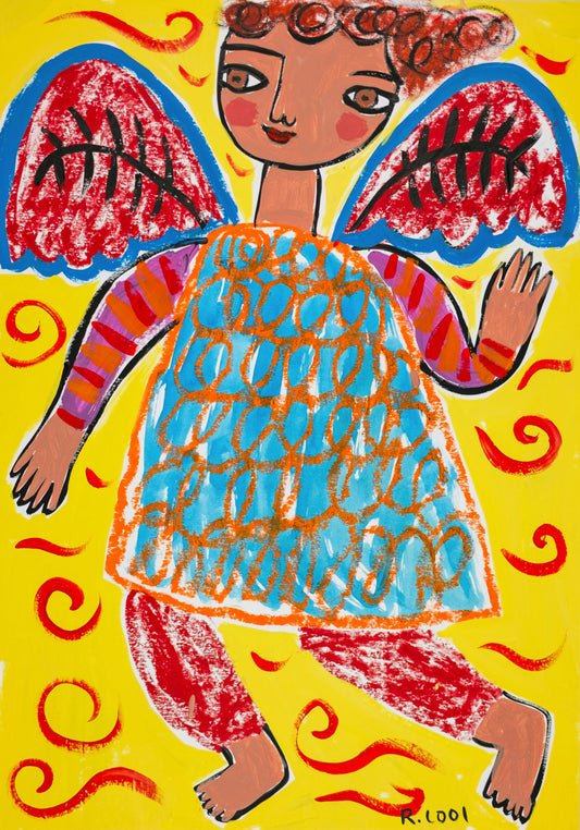 Painting on paper, 42x30cm