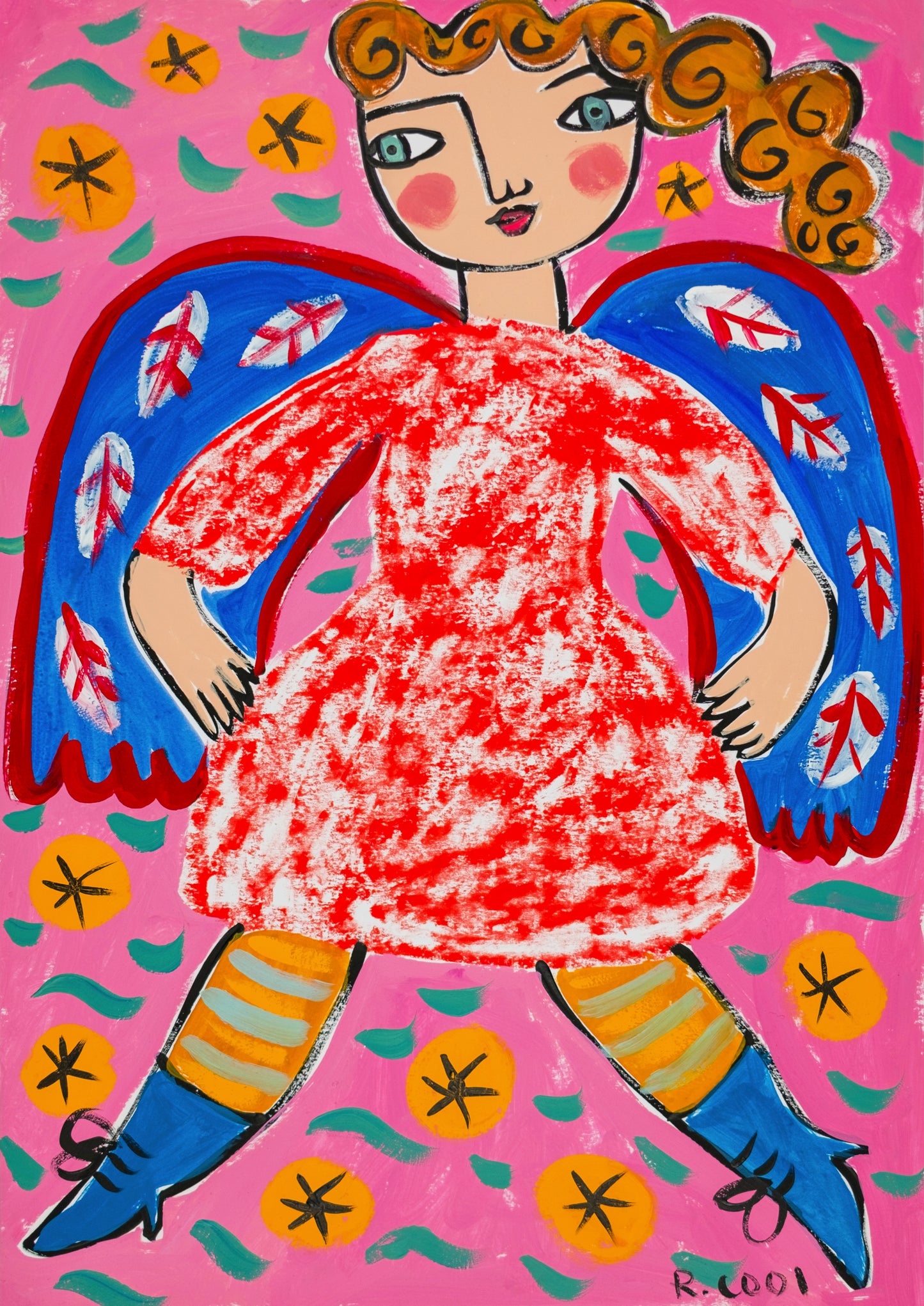 Painting on paper, 42x30cm