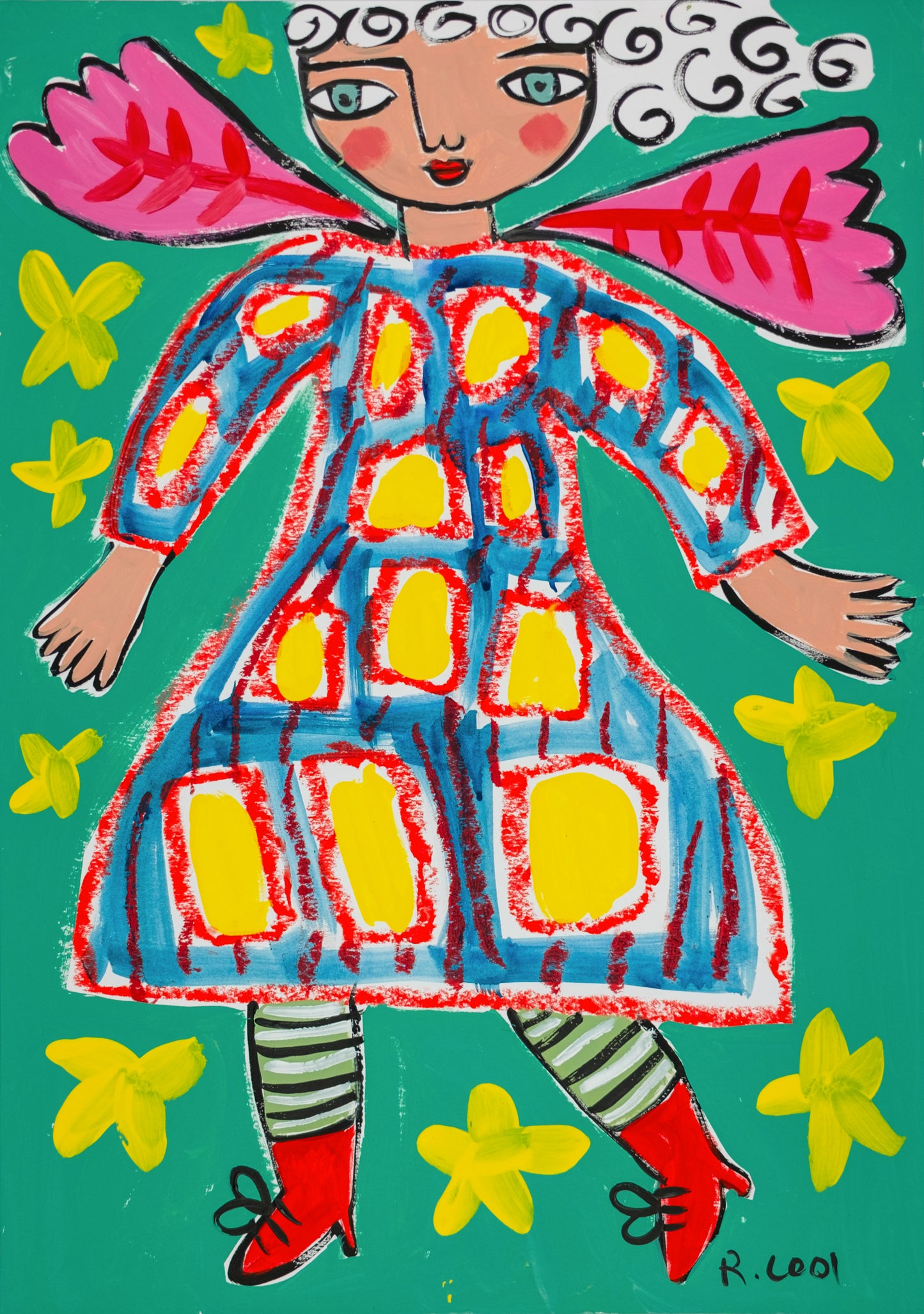 Painting on paper, 42x30cm