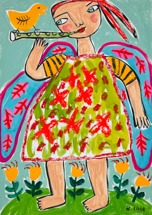 Painting on paper, 42x30cm