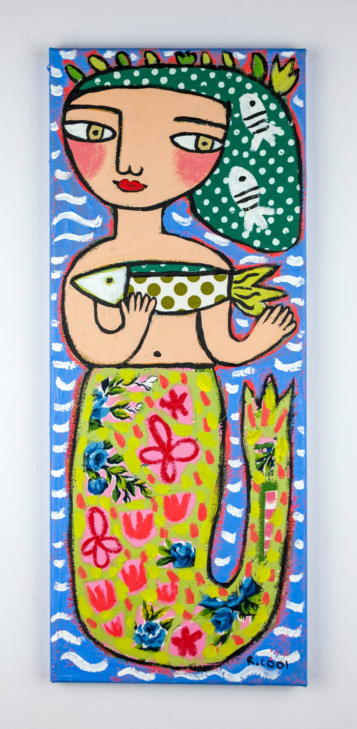 Painting on canvas, 50x20cm