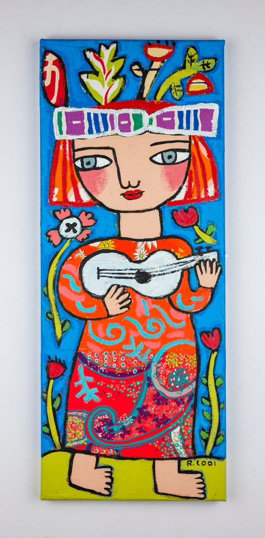 Painting on canvas, 50x20cm