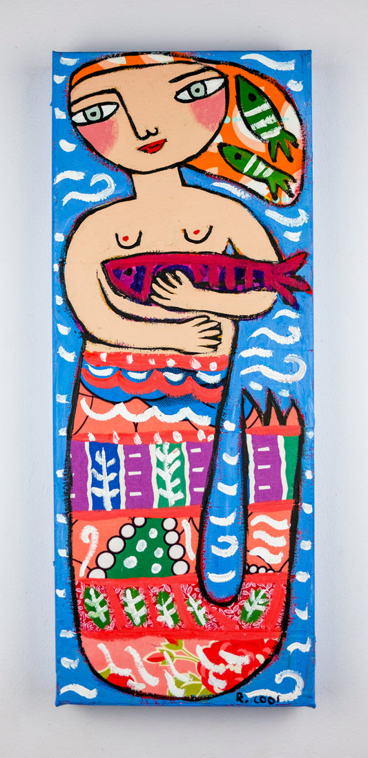 Painting on canvas, 50x20cm