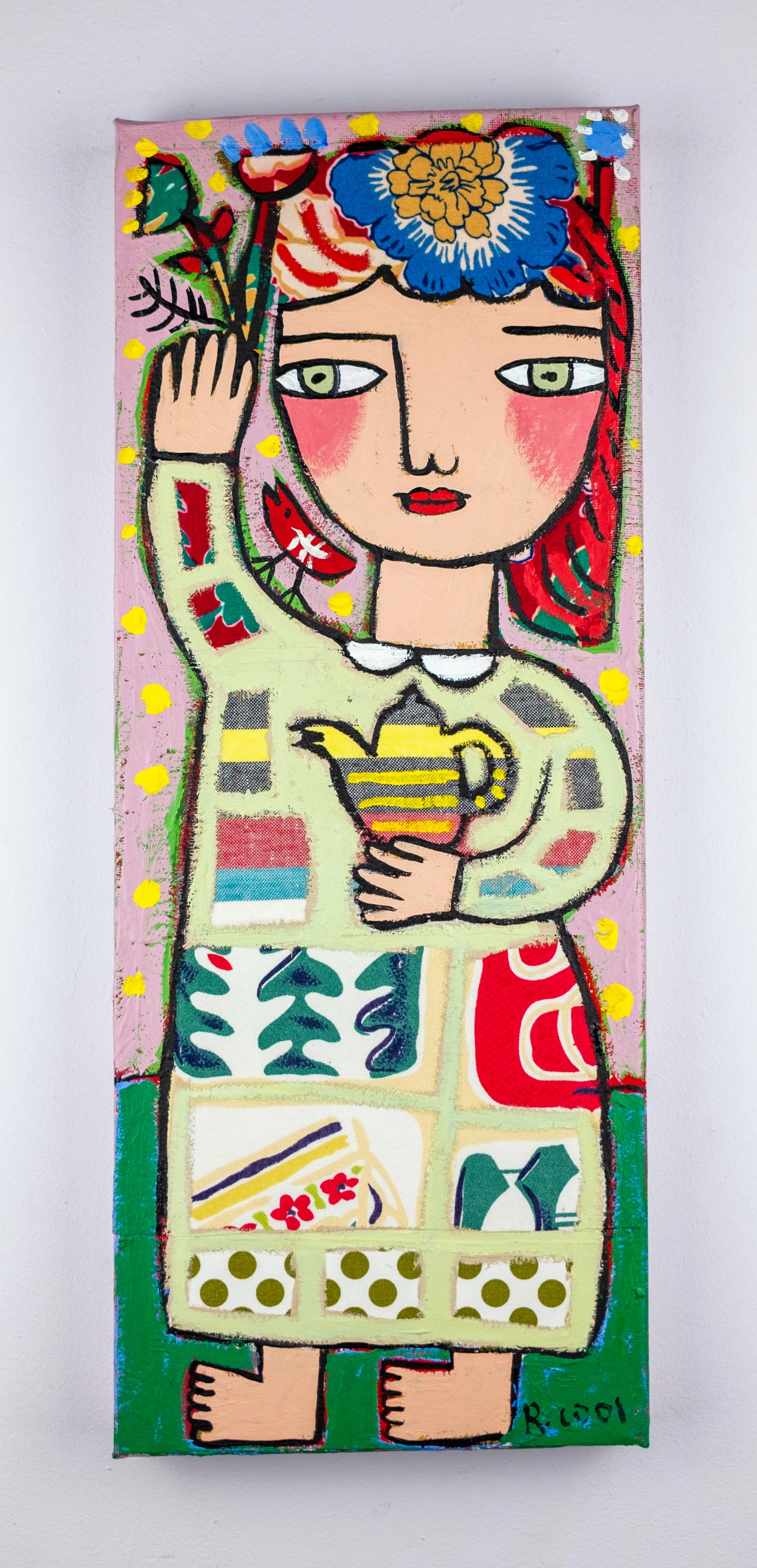 Painting on canvas, 50x20cm