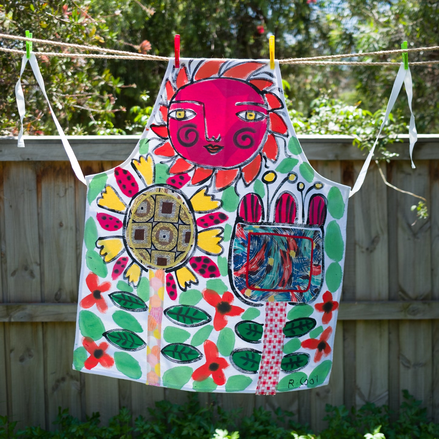 Hand-painted Apron