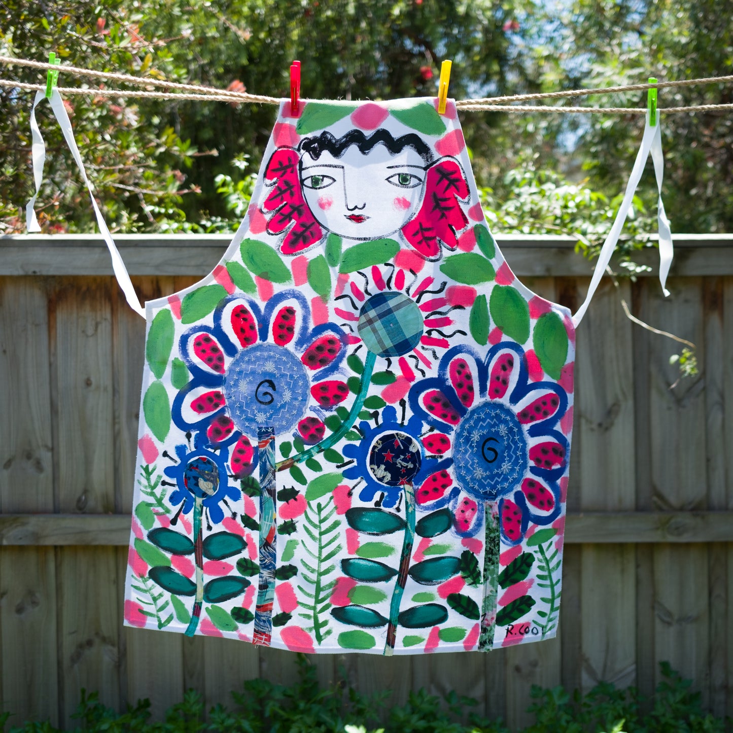Hand-painted Apron
