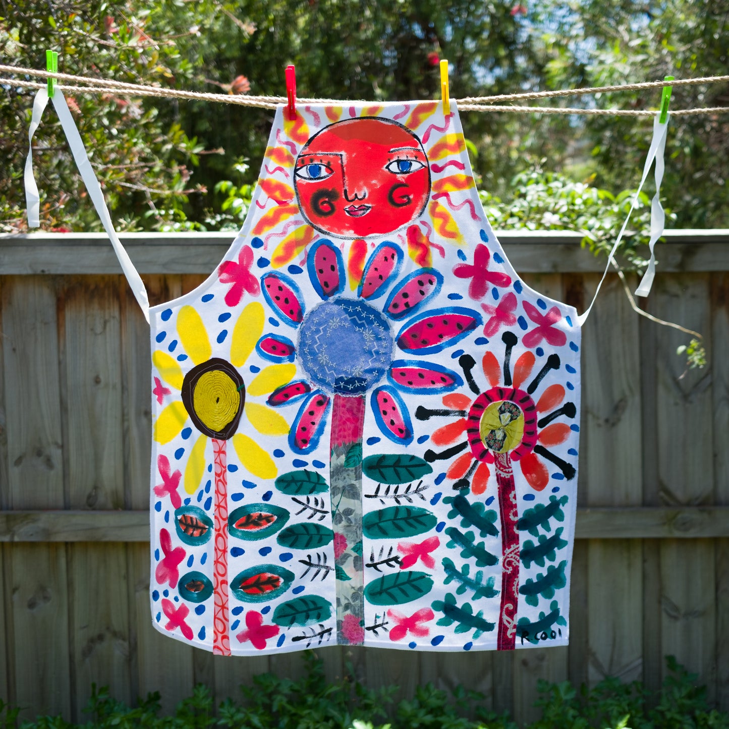 Hand-painted Apron