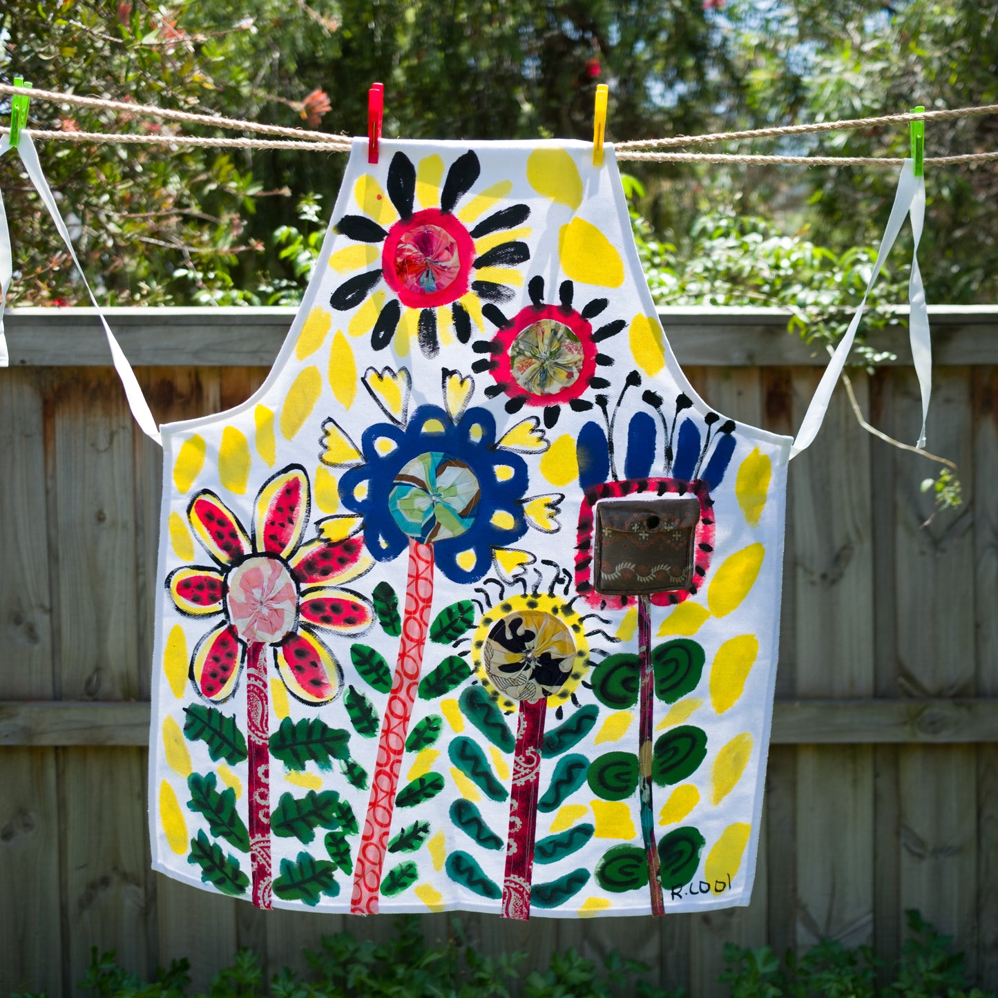 Hand-painted Apron