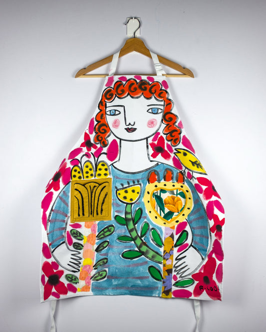 Hand-painted Apron