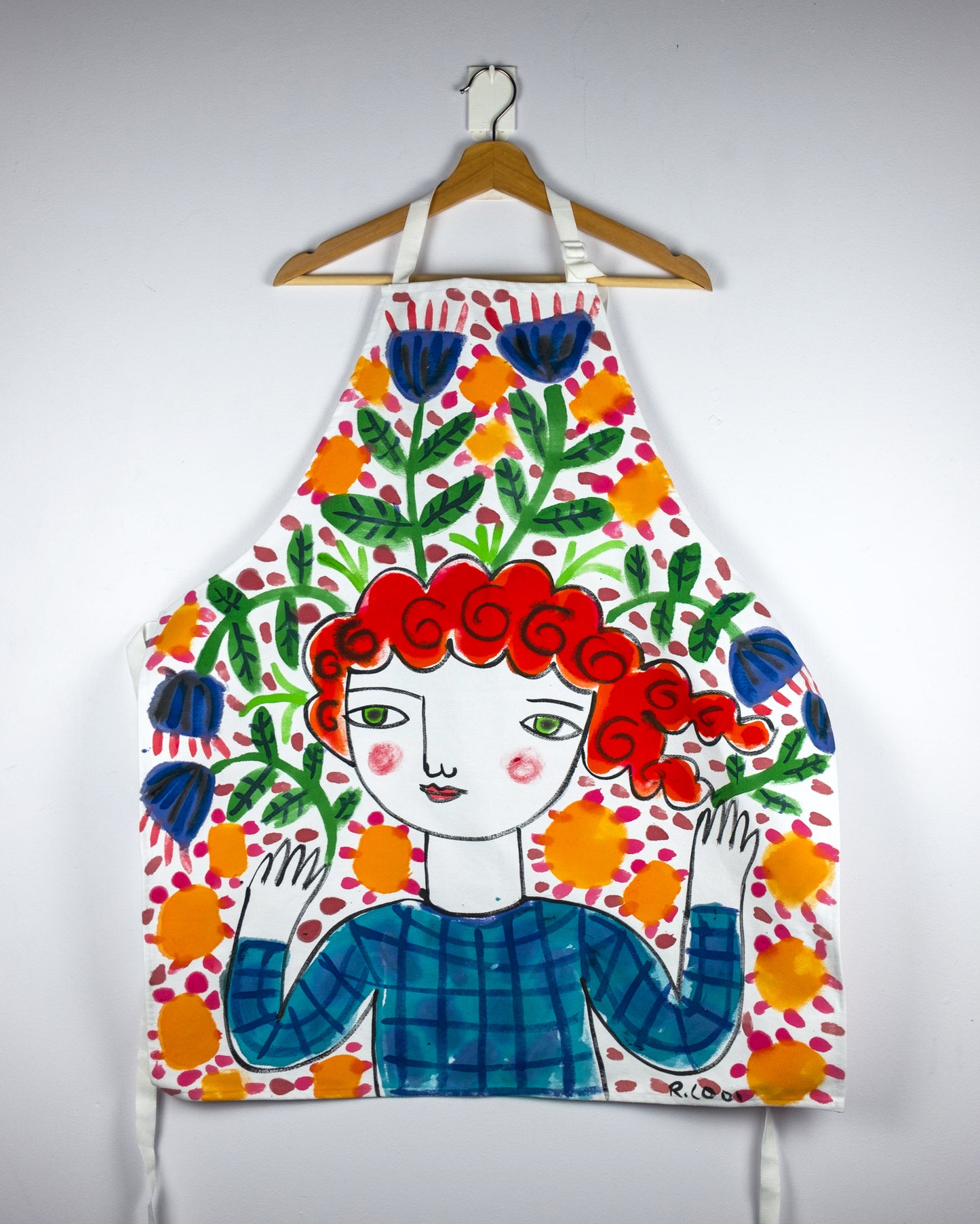Hand-painted Apron
