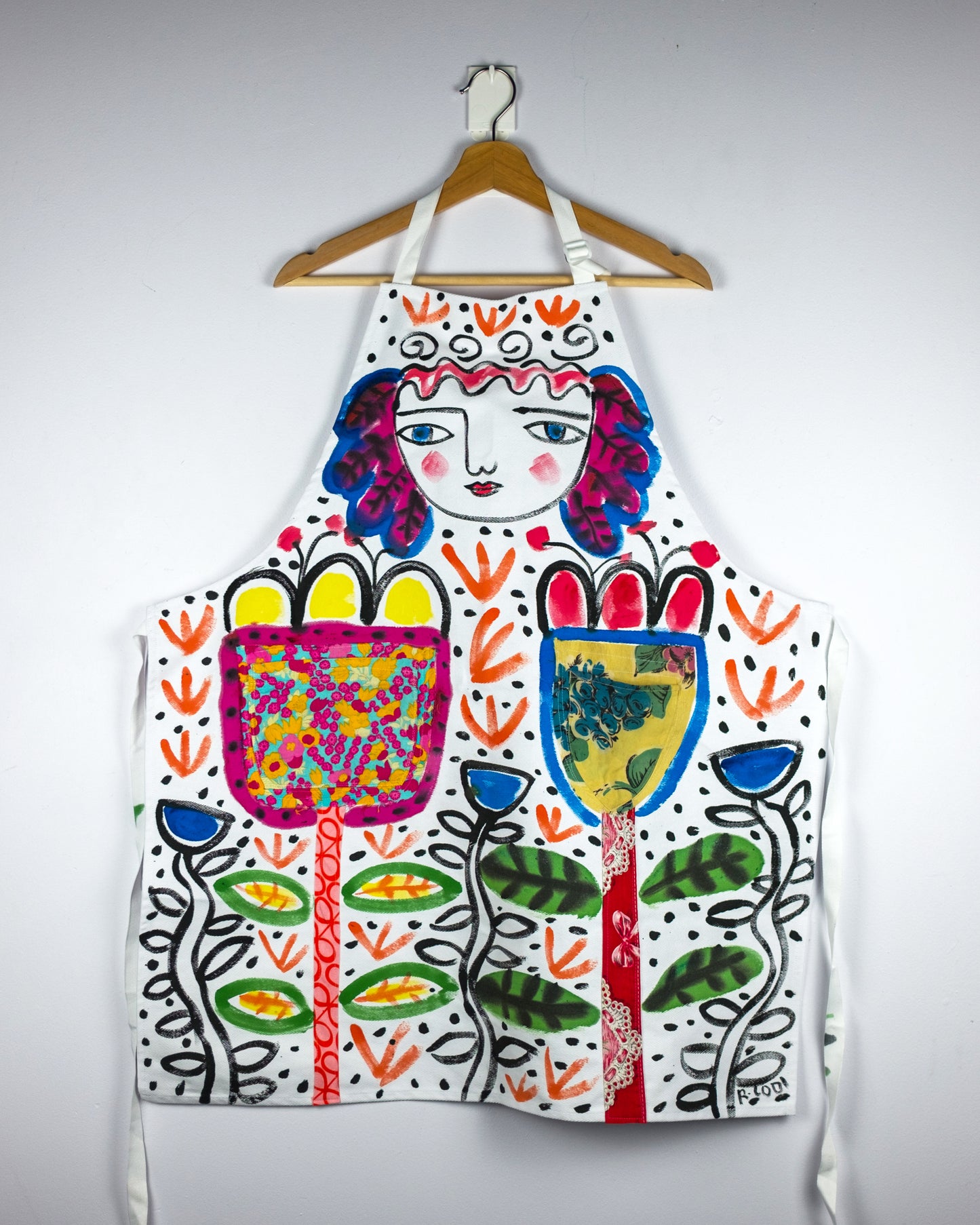 Hand-painted Apron