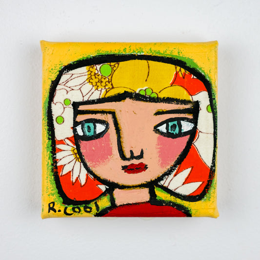 Painting on canvas, 10x10cm