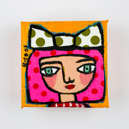 Painting on canvas, 10x10cm