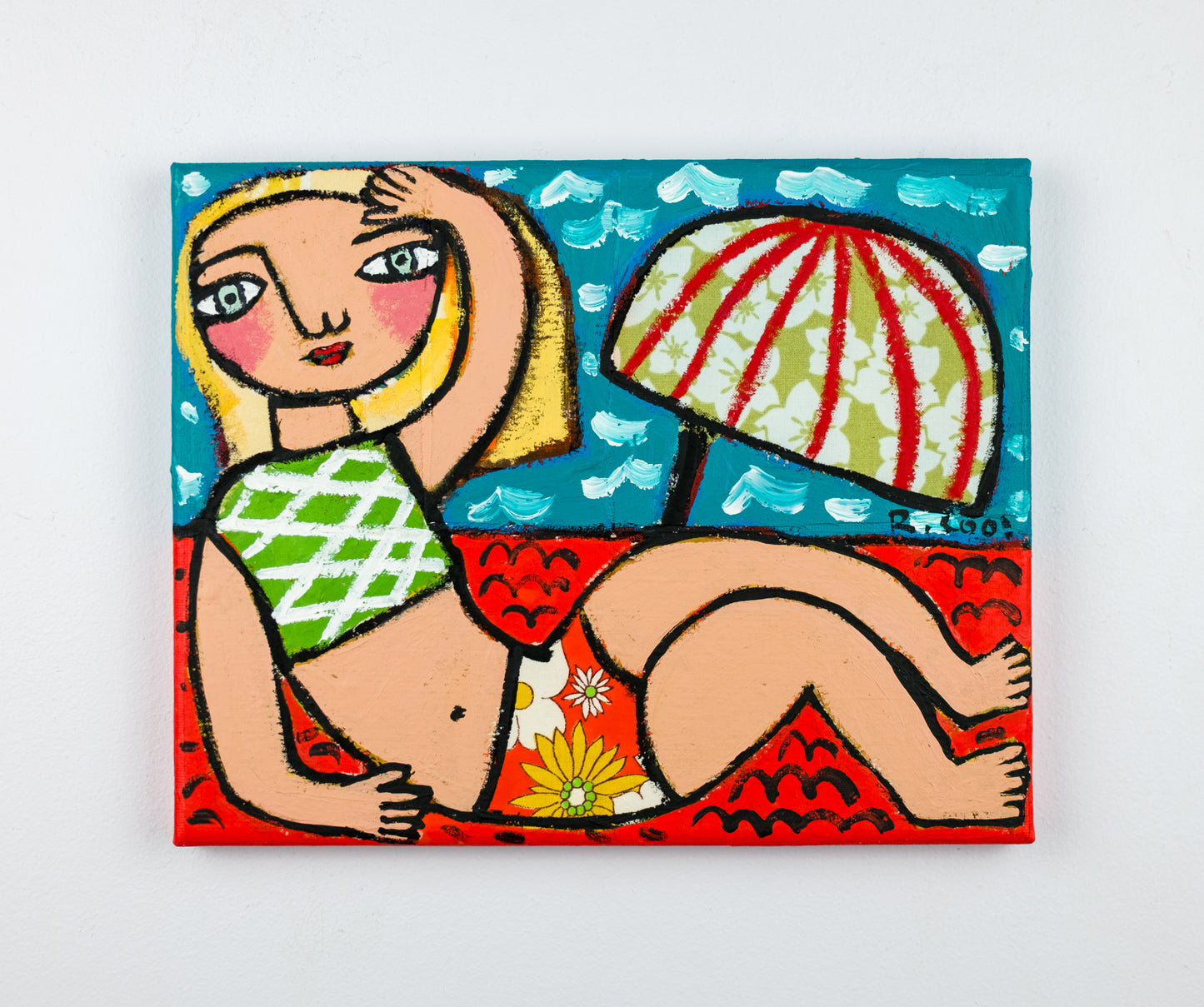 Painting on canvas, 20x25cm