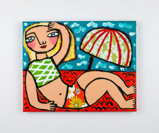 Painting on canvas, 20x25cm