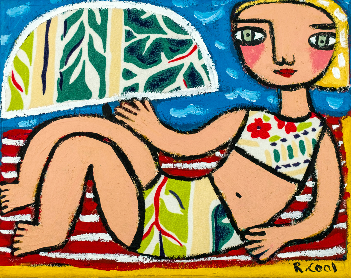 Painting on canvas, 20x25cm