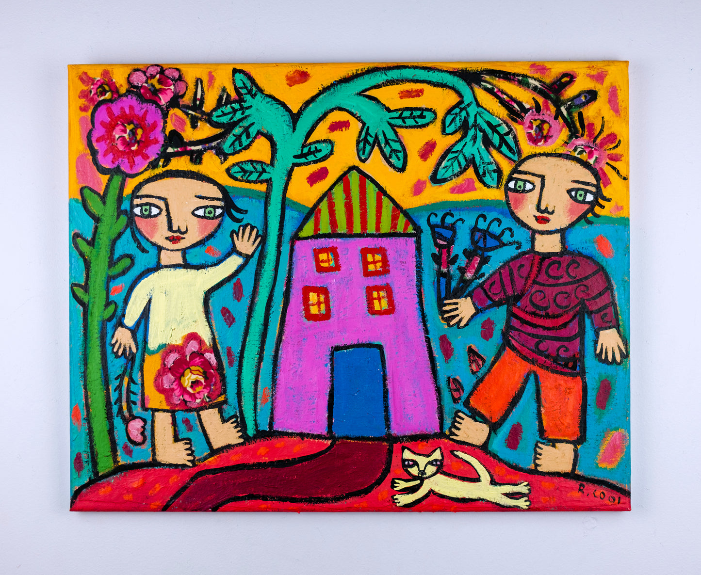 Painting on canvas, 41x51cm