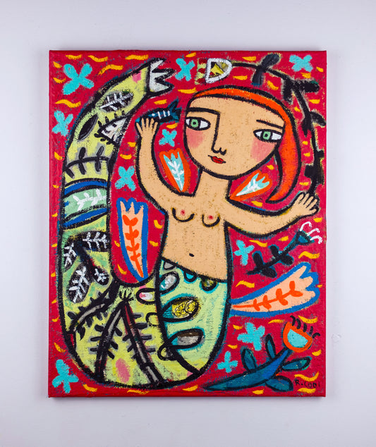 Painting on canvas, 51x41cm