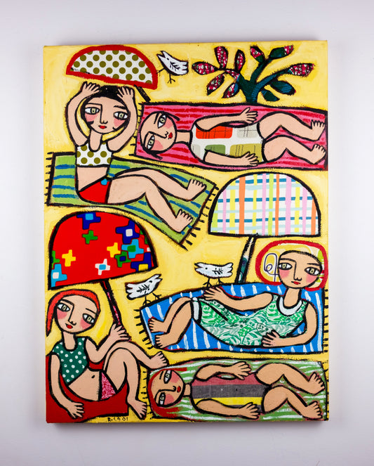 Painting on canvas, 61x46cm