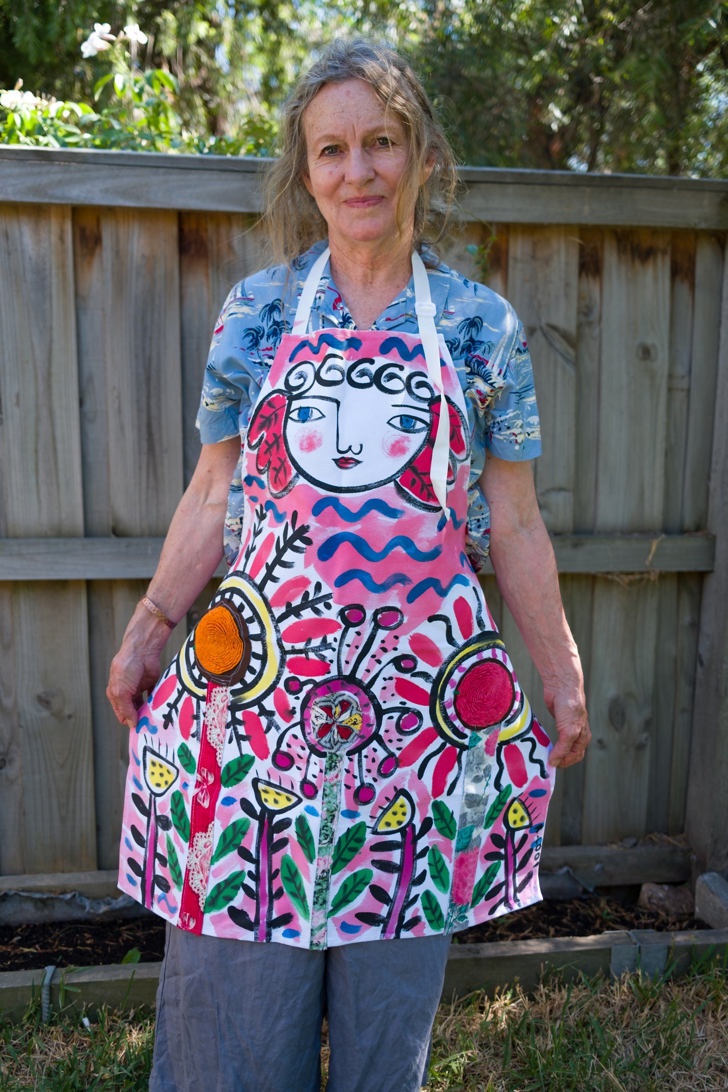 Hand-painted Apron