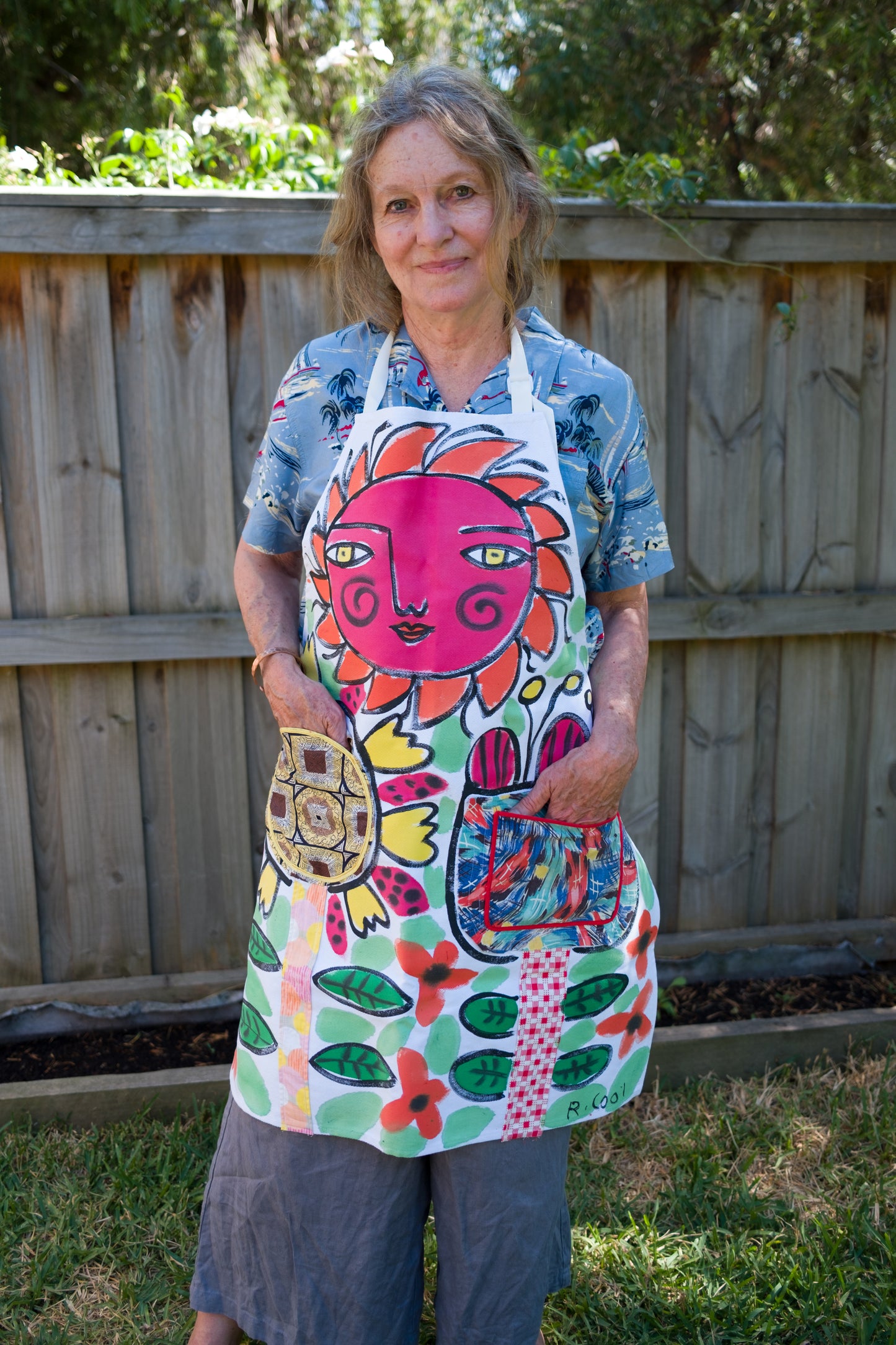 Hand-painted Apron