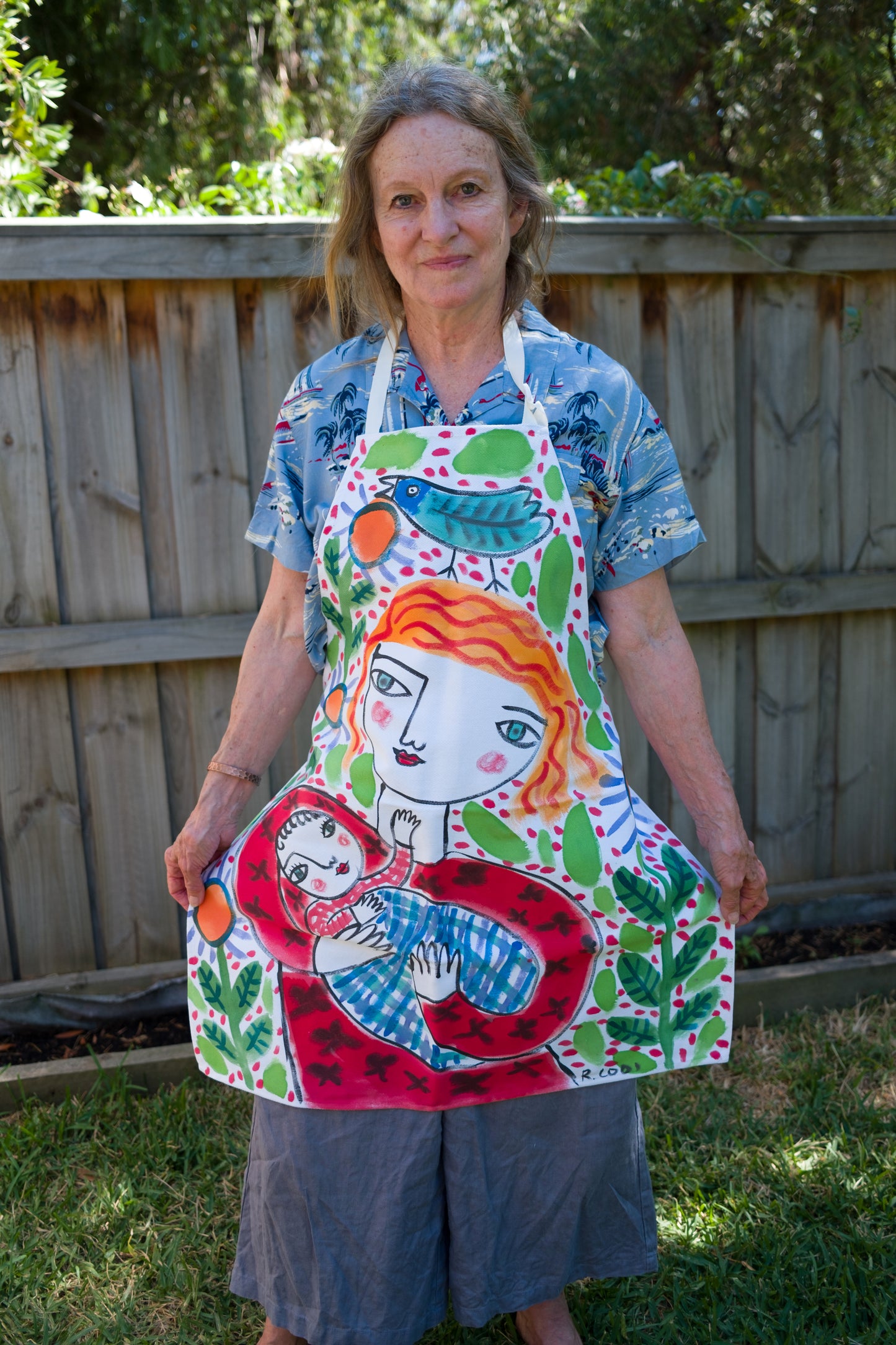 Hand-painted Apron