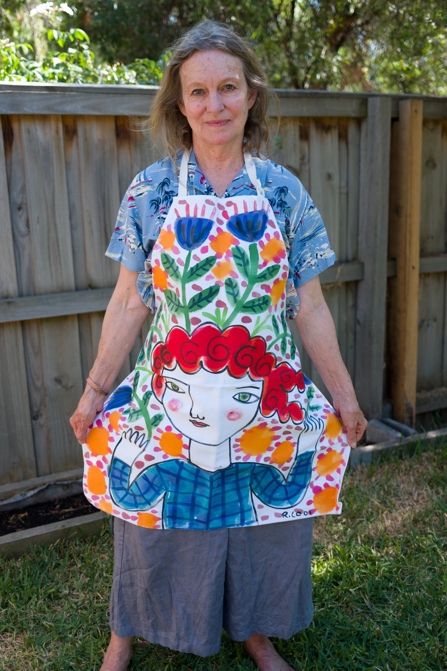 Hand-painted Apron