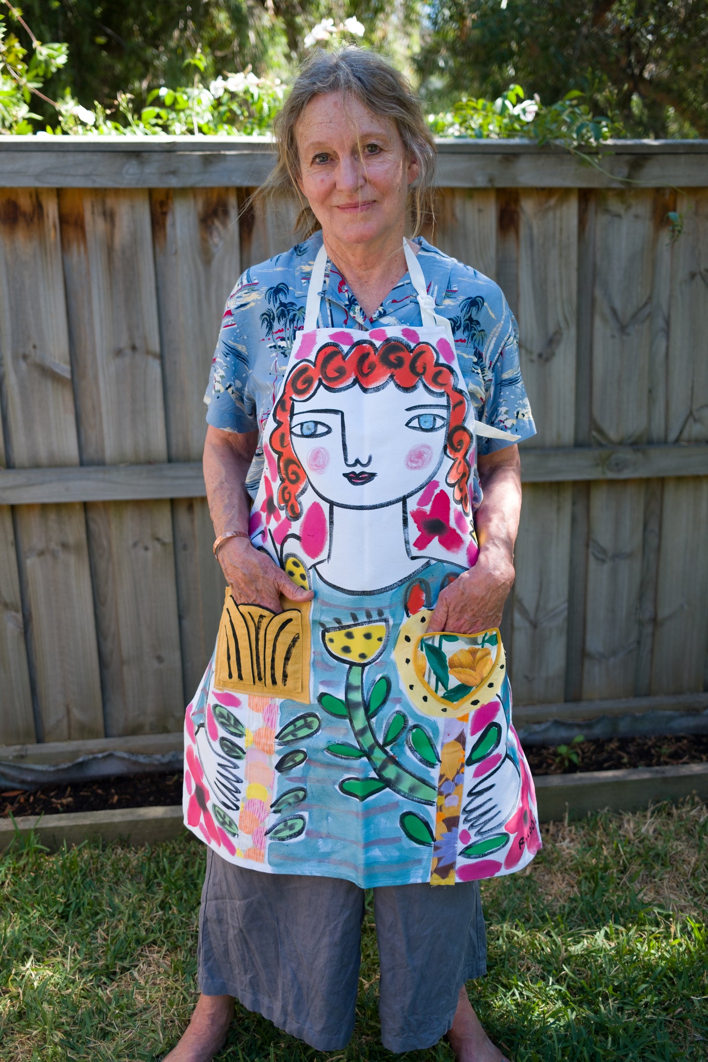 Hand-painted Apron