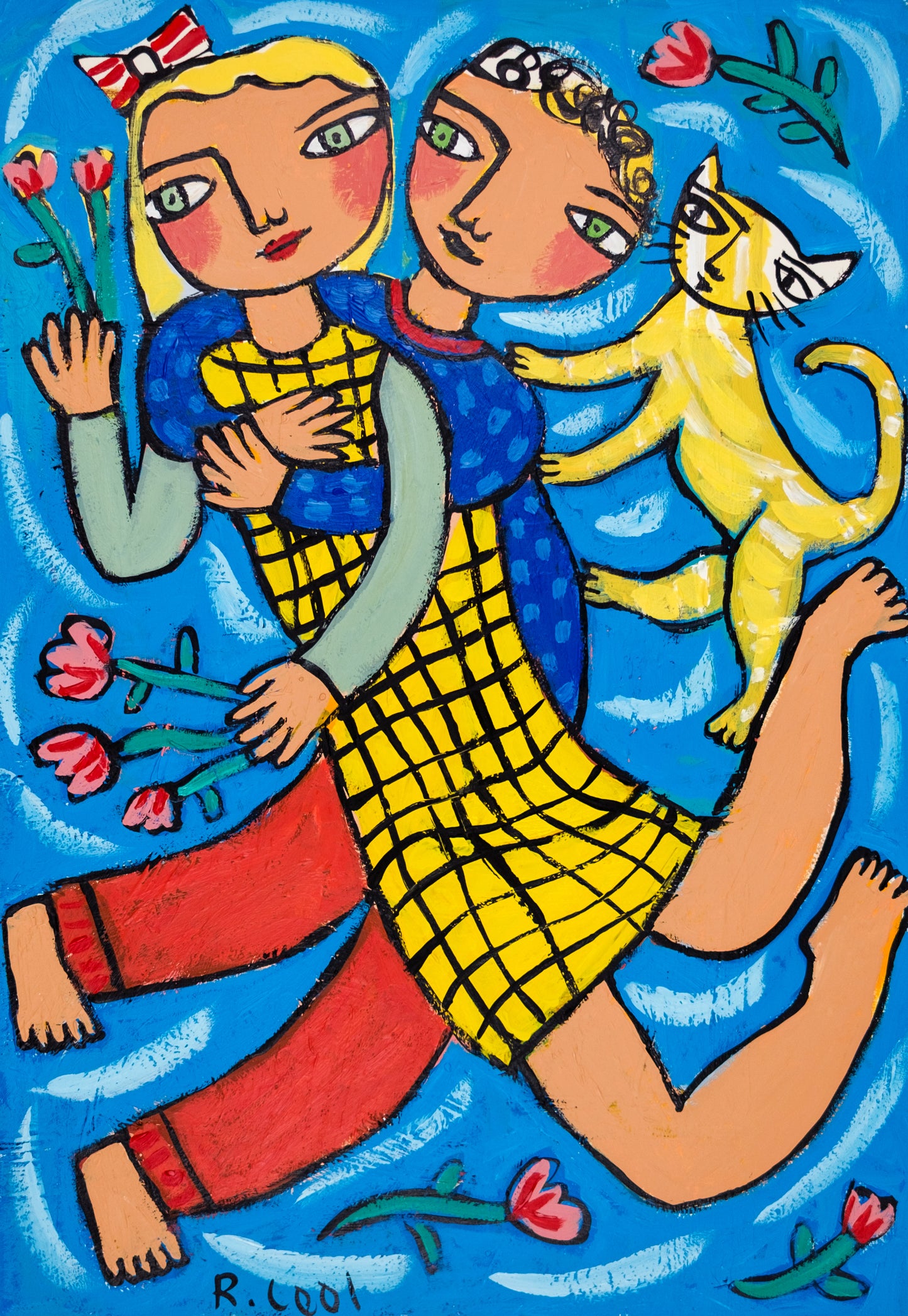 Painting on paper, 42x29cm