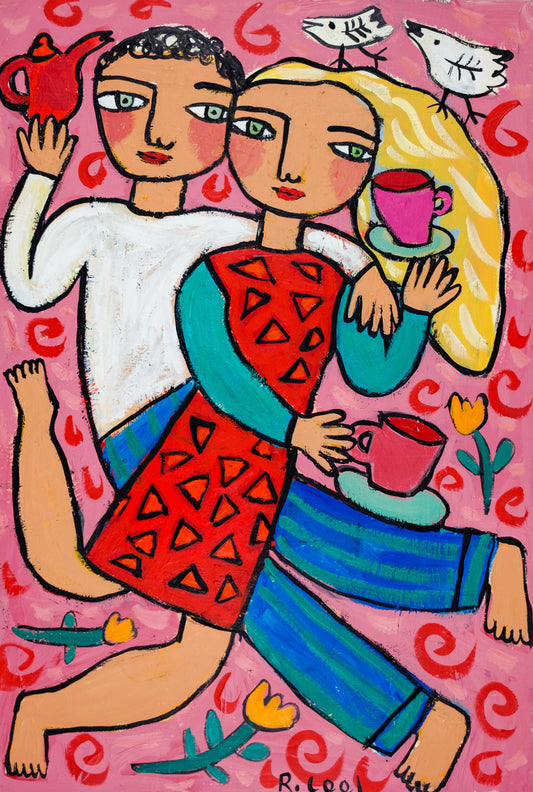 Painting on paper, 42x28cm