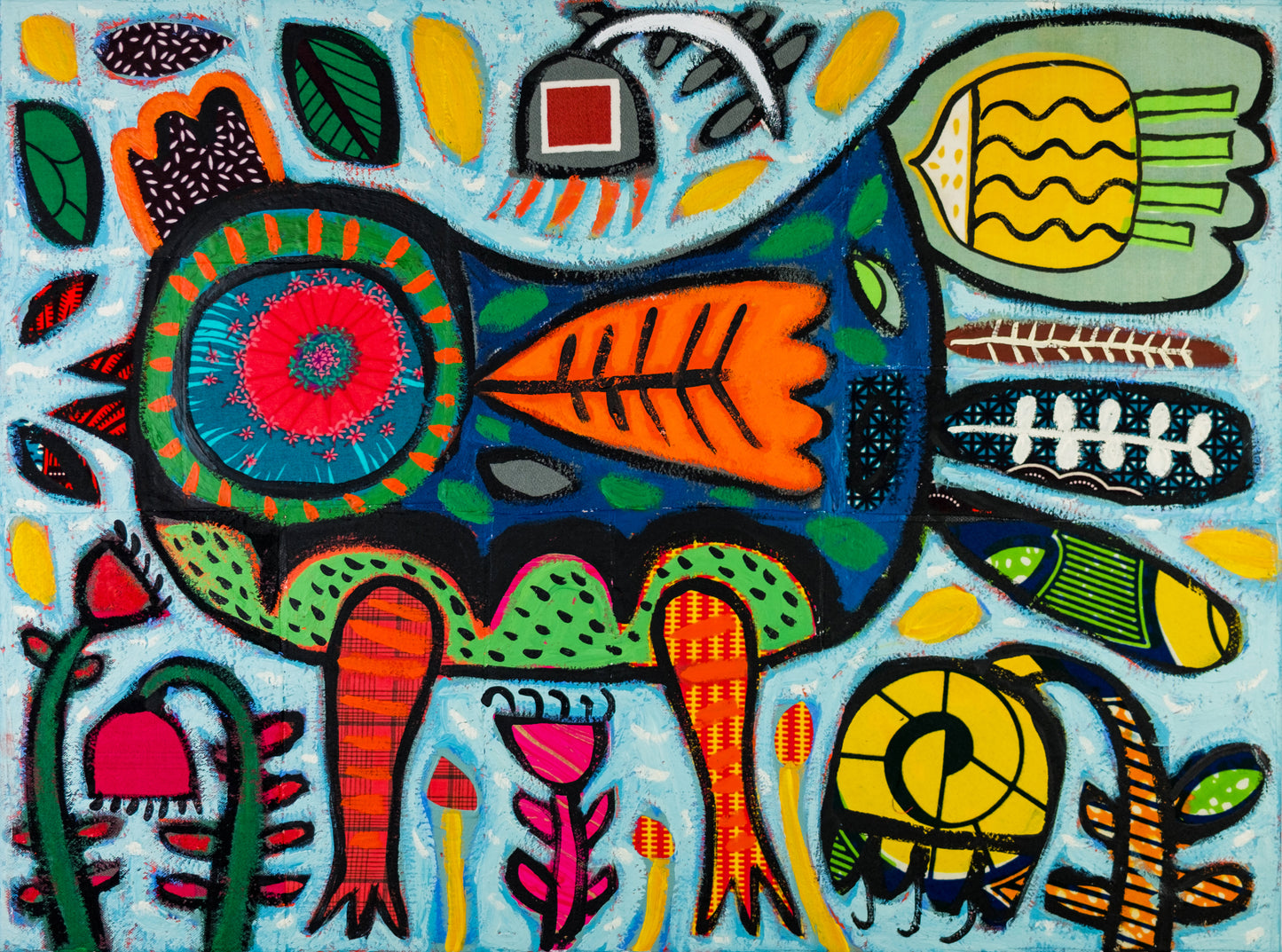 Painting on canvas, 46x61cm