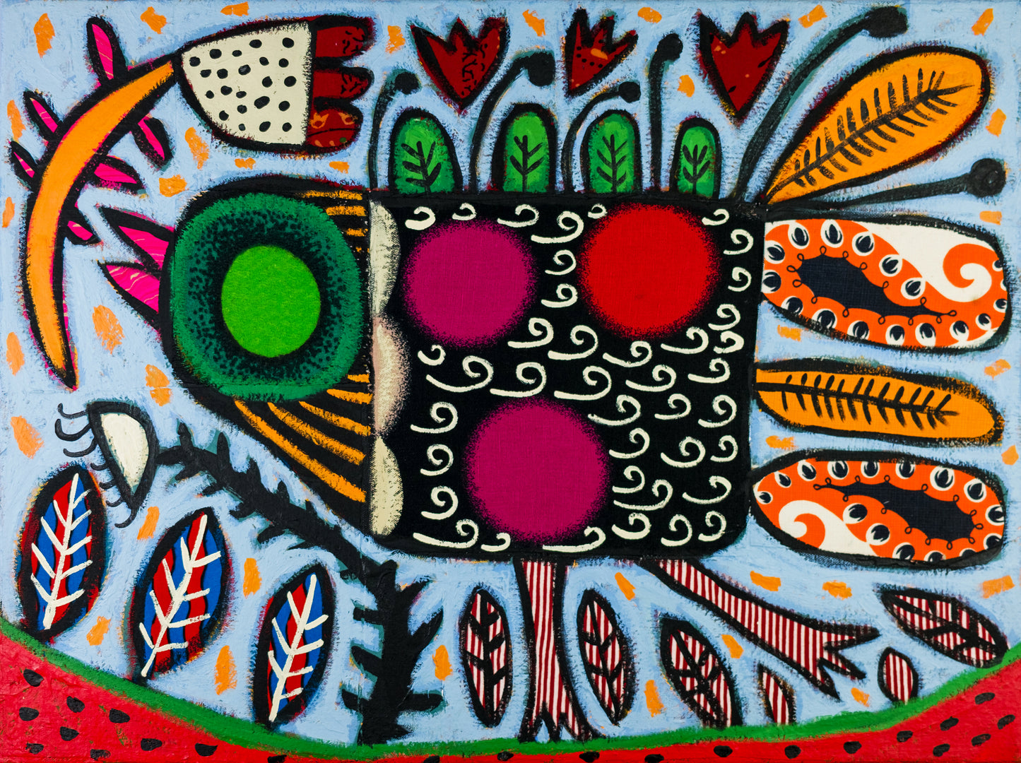 Painting on canvas, 46x61cm
