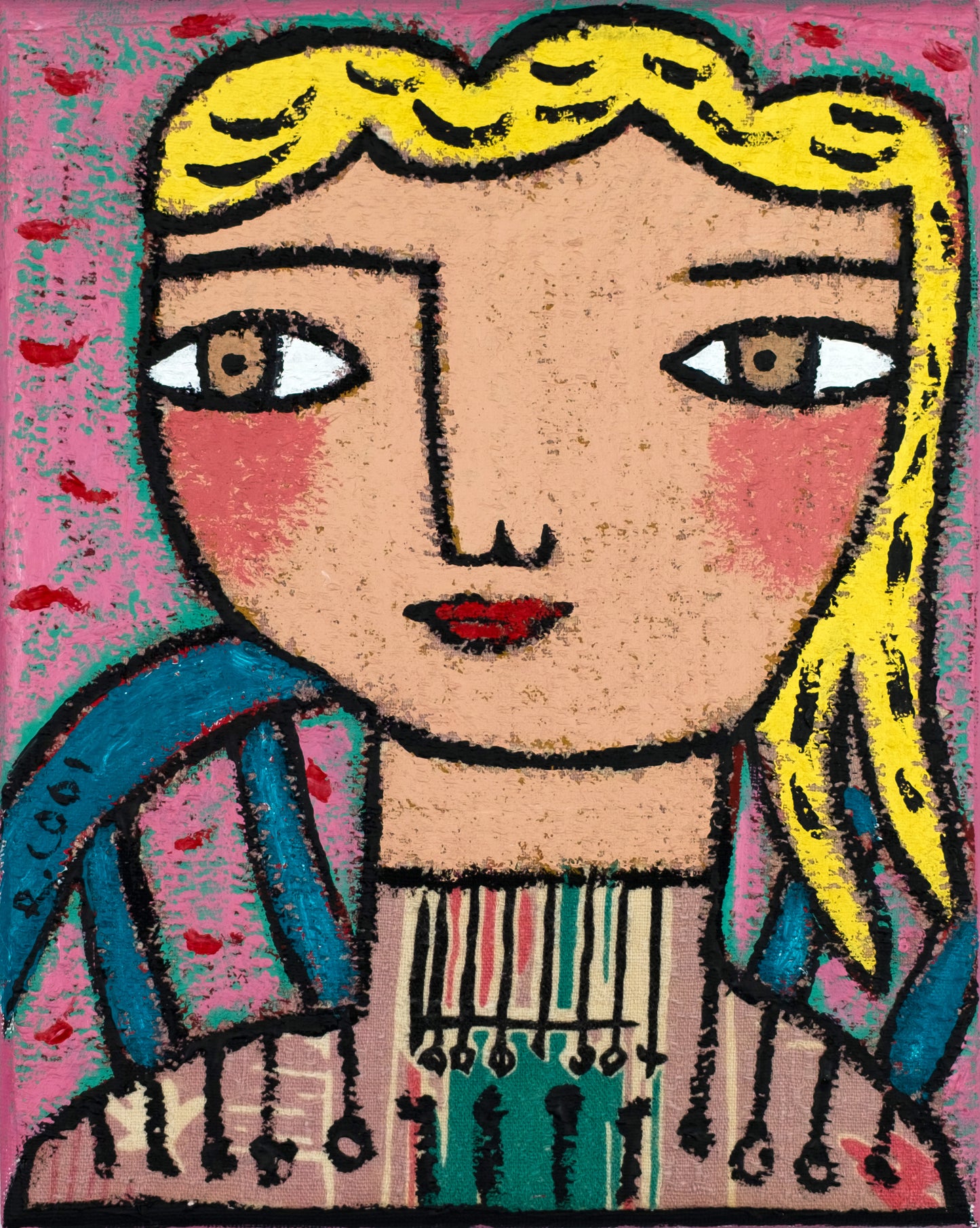 Painting on canvas, 25x20cm