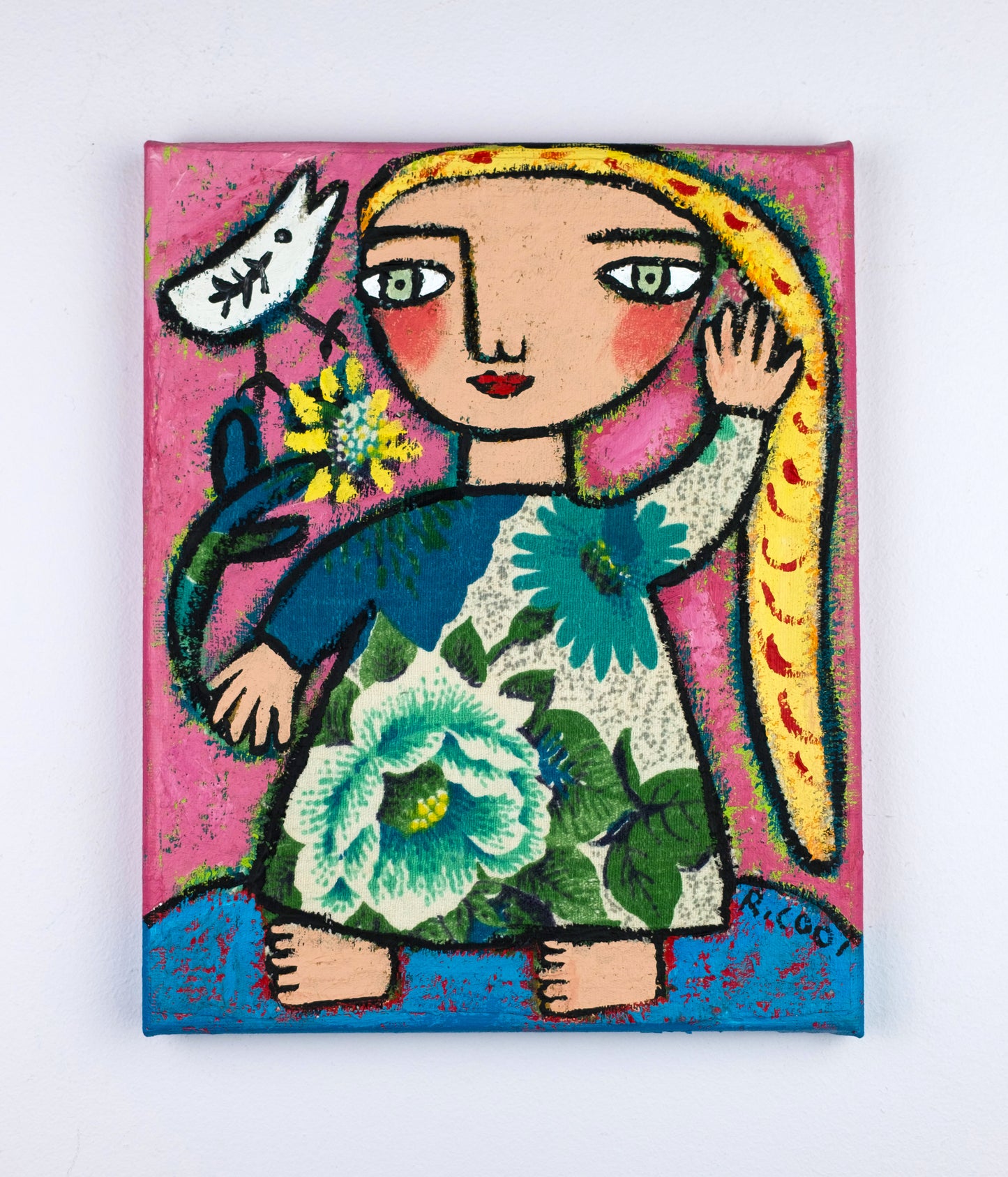 Painting on canvas, 25x20cm